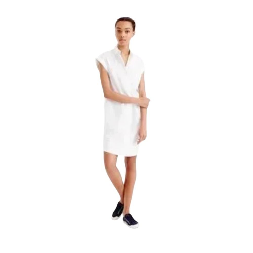 Everlane shirtdress Poplin Cotton White Button Up Size Small